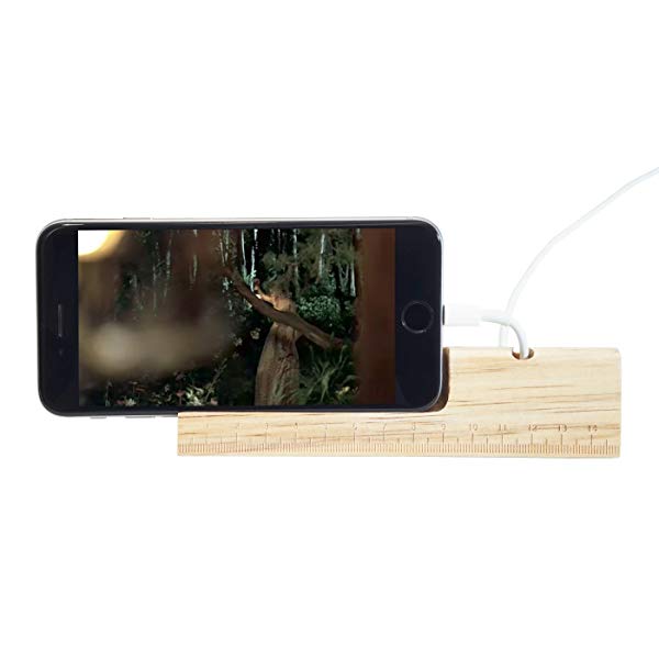 スマホスタンド 卓上 木製 コンクリート製 メジャー付き 縦置き 横置き スマートフォンスタンド スマホホルダー Iphone おしゃれ の通販はau Pay マーケット Nogistic