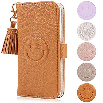 Iphonexrケース 手帳型 かわいい 女性人気可愛い 笑顔 カバー ソフトtpu 衝撃吸収耐汚れデザイン タッセル 付きスマホケースxr の通販はau Pay マーケット Kaga Lab Au Pay マーケット店