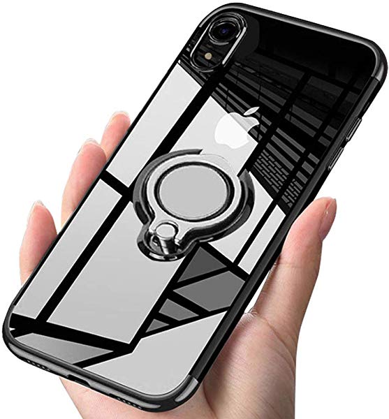Iphone Xr ケース リング クリア 耐衝撃 全面保護 磁気カーマウントホルダー スタンド 柔らかい殻 ケース 車載ホルダー対応 薄型 の通販はau Pay マーケット Lavett
