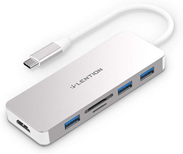 USB Type-C ハブ 6 in 1 4K HDMI Micro SD/SDカードリーダー UHS-I対応 (最大転送速度95MB/s) MacBook Pro(2016-2019)、MacBook の通販は