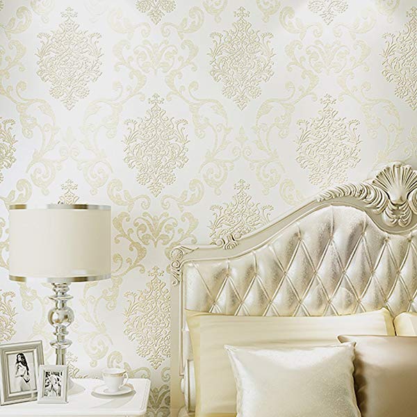 Diy ３d立体 壁紙 不織布 のりなし 壁紙 おしゃれ 防水 ベッドルーム リビングルームの背景 55cmx10m オフホワイト の通販はau Pay マーケット Kaga Lab Au Pay マーケット店