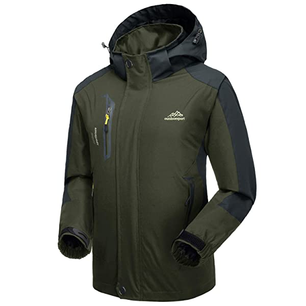 アウトドア マウンテンパーカー 登山ウェア 撥水 スキーウェア 防風 ジャケット バイク 防寒コート 登山服 通気 メンズ グリーン の通販はau Pay マーケット Kaga Lab Au Pay マーケット店