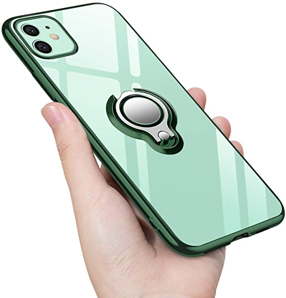 Iphone 11 ケース リング 透明 クリア リング付き Tpu シリコン スリム 薄型 6 1インチ スマホケース 耐衝撃 ストラップメッキ加 の通販はau Pay マーケット ロールショップ