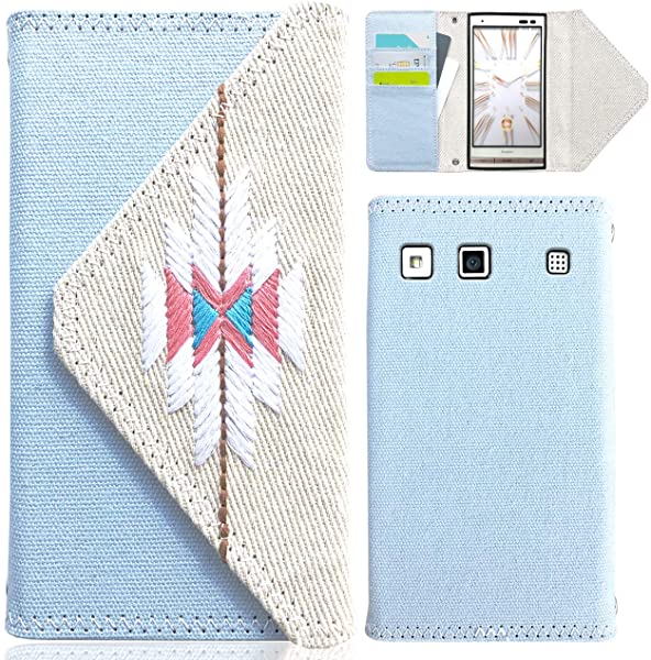 送料無料 URBANO V01 KYV31 デニム×刺繍オルテガ柄手帳 スマホケース 黒TPU 手帳 スマホケース 手帳 手帳型 手帳カバー 手帳型 スマホケース 手帳型カバ ...の通販は