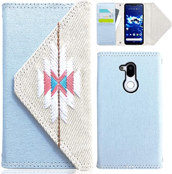 送料無料 Android One X5 ×刺繍オルテガ柄手帳 スマホケース 黒TPU 手帳 スマホケース 手帳 手帳型 手帳カバー 手帳型 スマホケース 手帳型カバー スマホケース ...の通販は