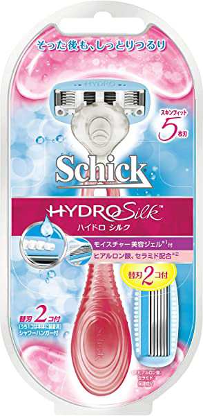 シック Schick ハイドロシルク ホルダー 女性用 カミソリ (替刃2コ付