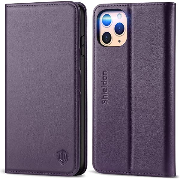 iPhone 11 pro max ケース アイフォン11 プロマックス ケース 手帳型 本革レザー 内側TPU素材 RFID カード収納 スタンド機能 オ ...の通販は 6,187円