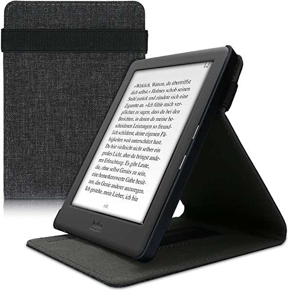 Kobo Glo Hd Touch 2 0 ケース リストストラップ と スタンド 付き 電子書籍 保護ケース 布地デザイン ダークグレー 送料無料の通販はau Pay マーケット Kaga Lab Au Pay マーケット店