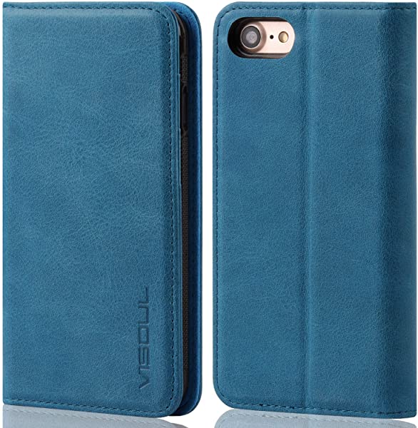 iPhoneSE 2 ケース 第二世代 iPhone8 ケース 手帳型 アイフォン7ケース 本革 iPhone7ケース ガラスフィルム付き 携帯ケース 3枚 ...の通販は 6,183円