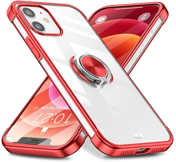 Iphone 12 Mini ケース 5 4 インチ リング付き スマホケース 指紋防止 半透明 高級 メッキ加工 ソフトtpu Sgs認証 黄ばみなし 車 の通販はau Pay マーケット ロールショップ