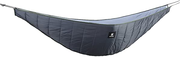 ハンモック式寝袋 ハンモックに取り付け アンダーキルト 防寒用 キャンプ (グレー)の通販は