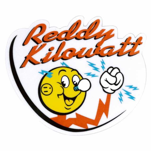 レーシングステッカー Reddy Kilowatt メール便可 レディキロワット 電力 キャラクター アメリカン雑貨 アメリカ雑貨の詳細 Au公式 総合通販サイト Wowma For Au