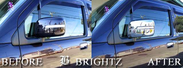 BRIGHTZ ワゴンRスティングレー MH23 メッキドアミラーカバー Aタイプ