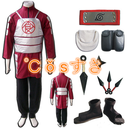NARUTO ナルト 秋道チョウジコスプレ衣装 全部セット イベント パーティー 変装 仮装 COS 高品質 新品 Cosplay アニメ コスチューム