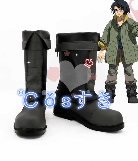 機動戦士ガンダム 鉄血のオルフェンズ 三日月 オーガス コスプレブーツ 靴 コスプレシューズ cosplay イベント ハロウイン パーティーの通販は 5,750円