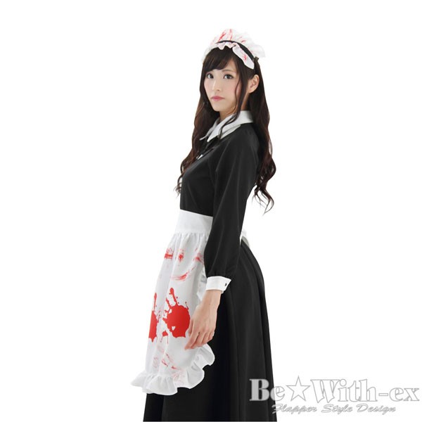 ハロウィン コスプレ 衣装 女 レディース 仮装 コスチューム 大人 メイド服 ゾンビ ホラー スプラッター スプラッタメイド H0141bkの通販はau Pay マーケット モバイルデパート