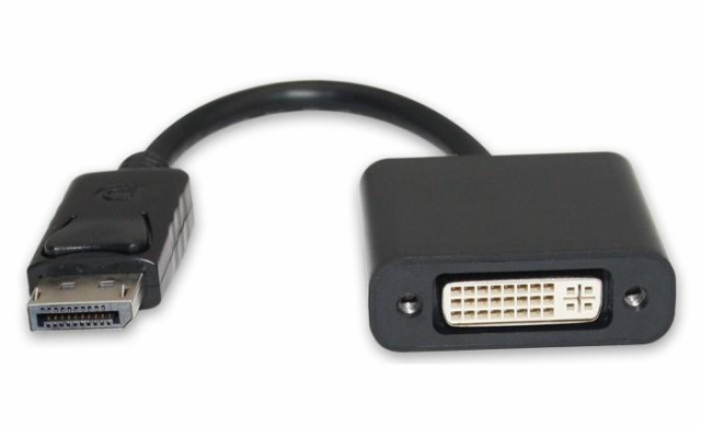 送料無料 DisplayPort to DVI-D (24+1)ピン オス−メス 変換アダプタ