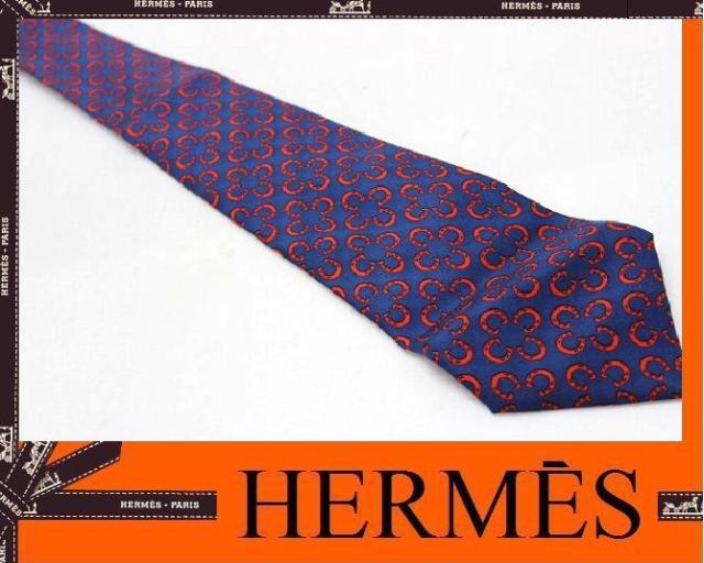 あす着 Hermes エルメス シルク ネクタイ ネイビー レッド ギフト プレゼント メンズ レディースの通販はau Wowma ブランドショップ リファレンス