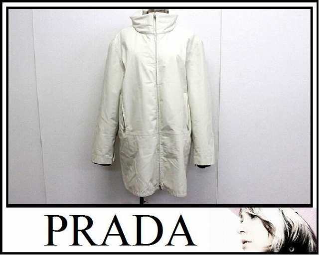 あす着 Prada プラダ スポーツ メンズ ジップアップブルゾン アイボリー アパレル 服の通販はau Pay マーケット ブランドショップ リファレンス