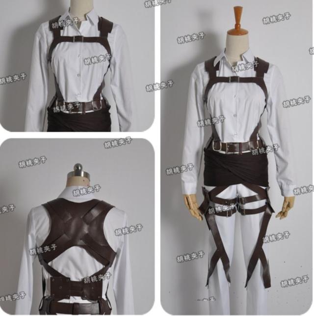 DK1623 進撃の巨人 訓練兵団 ミカサ・アッカーマン風 コスプレ衣装