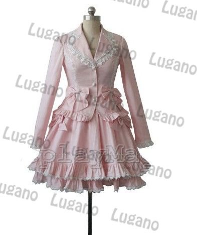 ◆ 萌えゴシック　ロリータ風　Sweet Gothic Lolita 風 37 　コスプレ衣装　 新品　完全オーダメイドも対応可