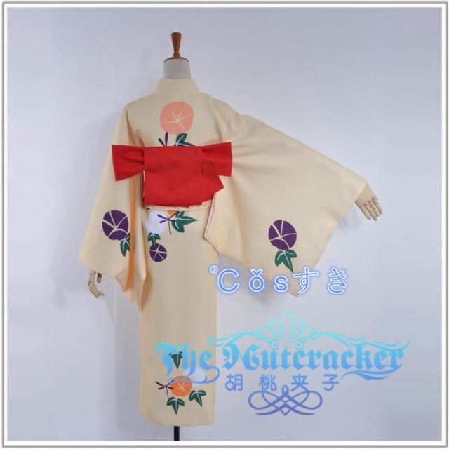 魔法少女まどか☆マギカ 巴麻美  ともえマミ 着物 浴衣 イベント パーティー 変装 仮装 コスチューム コスプレ衣装 cosplay衣装 魔法少女まどか☆マギカ 巴麻美 ともえマミ 着物 浴衣 イベント