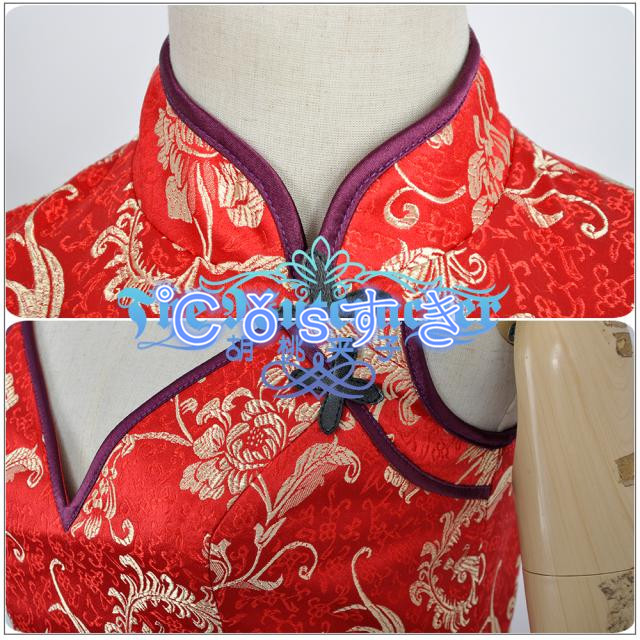 食戟のソーマ 薙切 アリス なきり アリス チャイナドレス コスプレ衣装 COS 高品質 新品 Cosplay アニメ コスチューム 食戟のソーマ 薙切 アリス なきり アリス チャイナドレス コスプレ衣装