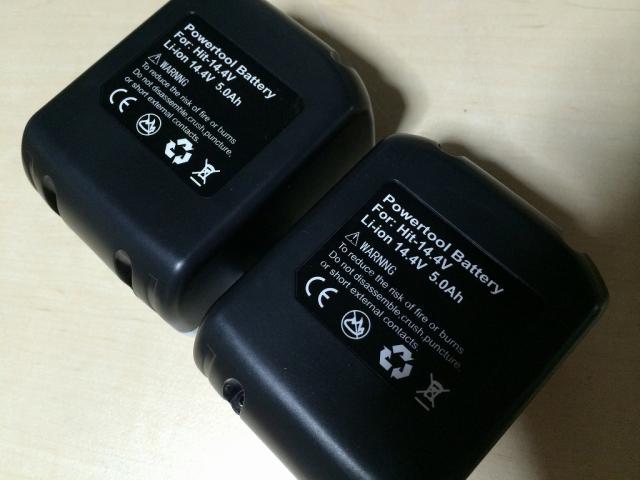2個セット！高品質5.0A日立（HITACHI)BSL1450/1430互換バッテリ-BSL1450（松下セル、純正基板）_2
