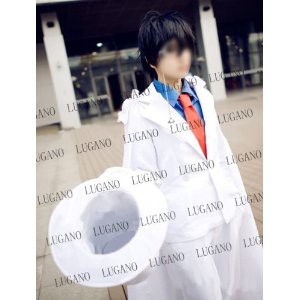 名探偵コナン 怪盗キッド 服 右メガネ ウィッグセット コスプレセット 風 コスプレ衣装 完全オーダメイドも対応可能 の通販はau Pay マーケット ルガーノショップ