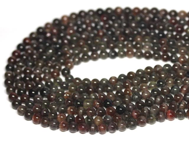 【丸ビーズ】スキャポライト(天然キャッツアイ) (3A) 4mm パワーストーン