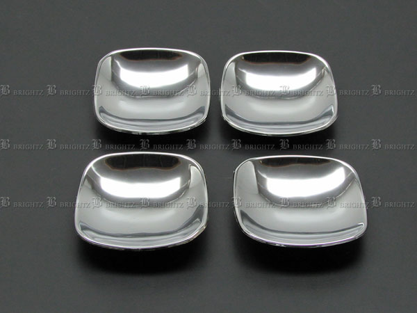 BRIGHTZ ムーヴ LA100S LA110S メッキドアハンドルカバー ノブ Bセット TNT600-NOBU-FS-AD2AE2 ム | BRIGHTZ ムーヴ LA100S LA110S メッキドアハンドルカバー