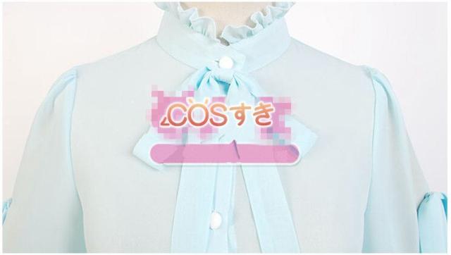 Fate stay night フェイト ステイナイト セイバー 風 Saber 夏 シフォン 制服 ドーレス 変装 仮装 コスプレ衣装 cosplay衣装 新品_4