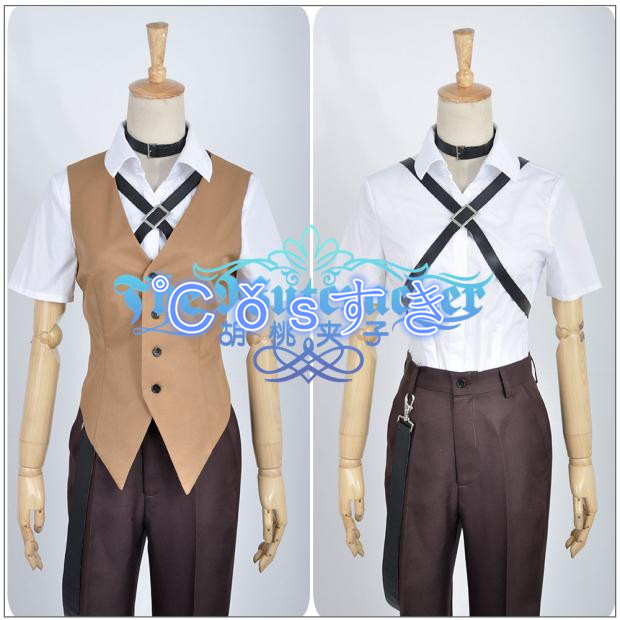 文豪ストレイドッグス マフィア 中原中也  チュやなかはら  コスプレ衣装 COS 高品質 新品 Cosplay アニメ コスチューム 文豪ストレイドッグス マフィア 中原中也 チュやなかはら コスプレ衣装