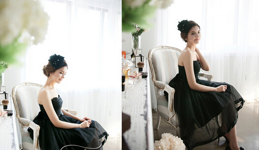 セール 素敵 ショート ドレス二次会 ミニウェディングドレス パーティードレス 花嫁 結婚式 披露宴 ワンピース カラードレスの通販はau Pay マーケット ヒナギクファッション