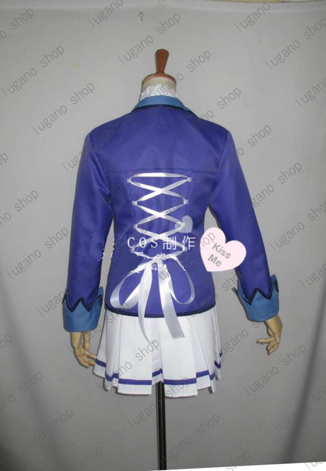 アイカツ！アイドルカツドウ！ 星宮いちご　風  衣装+ウイッグ+靴フルセット コスプレ衣装　新品　完全オーダメイドも対応可能 アイカツ！アイドルカツドウ！ 星宮いちご 風 衣装+ウイッグ+靴フル