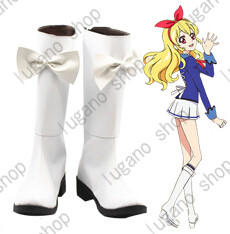 アイカツ！アイドルカツドウ！ 星宮いちご　風  衣装+ウイッグ+靴フルセット コスプレ衣装　新品　完全オーダメイドも対応可能 アイカツ！アイドルカツドウ！ 星宮いちご 風 衣装+ウイッグ+靴フル