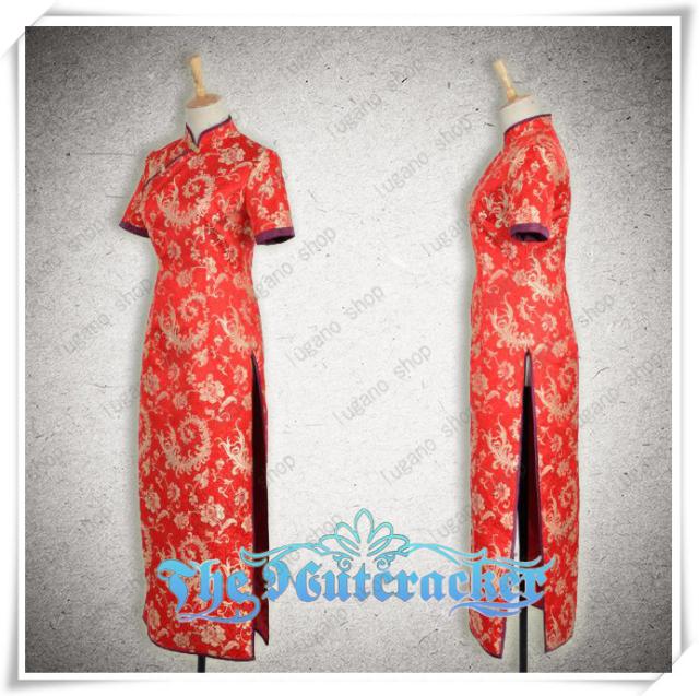 食戟のソーマ   新戸 緋沙子（あらと ひさこ）  チャイナドレス  風 コスプレ衣装 完全オーダーメイドも対応可能