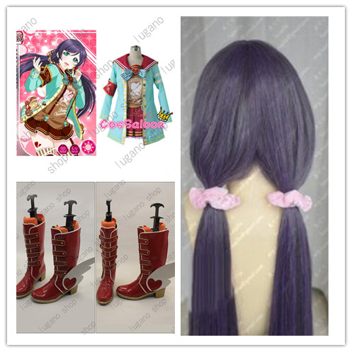 新着  Love Live!（ラブライブ!)　東条 希 バレンタイン デー チョコレート 風  衣装+ウイッグ+靴 完全オーダメイドも対応可能 新着 Love Live!（ラブライブ!) 東条 希 バレンタイン デー