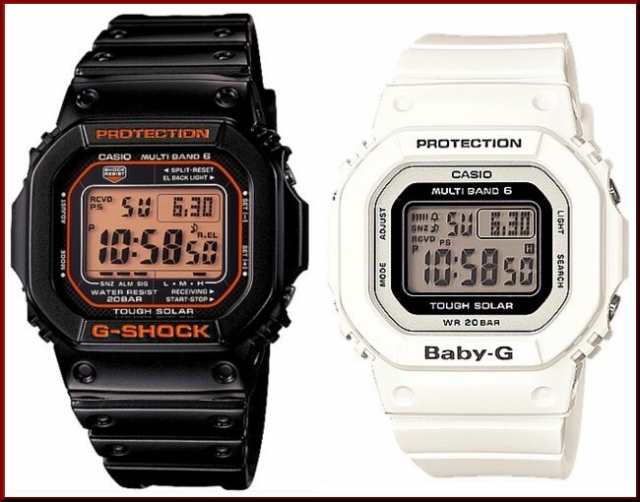 カシオ G Shock Casio Baby G ペアウォッチ ソーラー電波腕時計