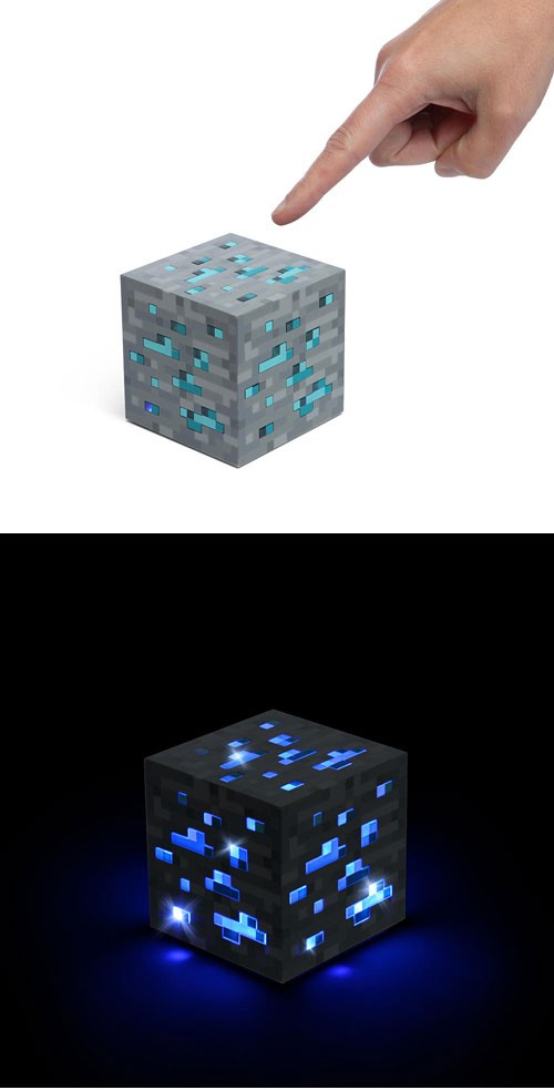 先払いのみ 海外グッズ マインクラフト ライトアップ ダイヤモンド鉱石 Minecraft Light Up Diamond Oreの詳細 Au公式 総合通販サイト Wowma For Au