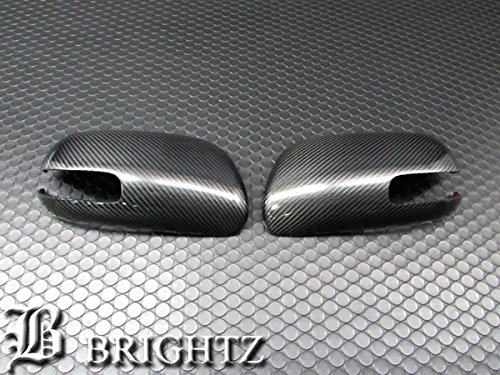 BRIGHTZ ベルタ 92 96 後期 リアルカーボンドアミラーカバー Jタイプ CAR−MIR−012