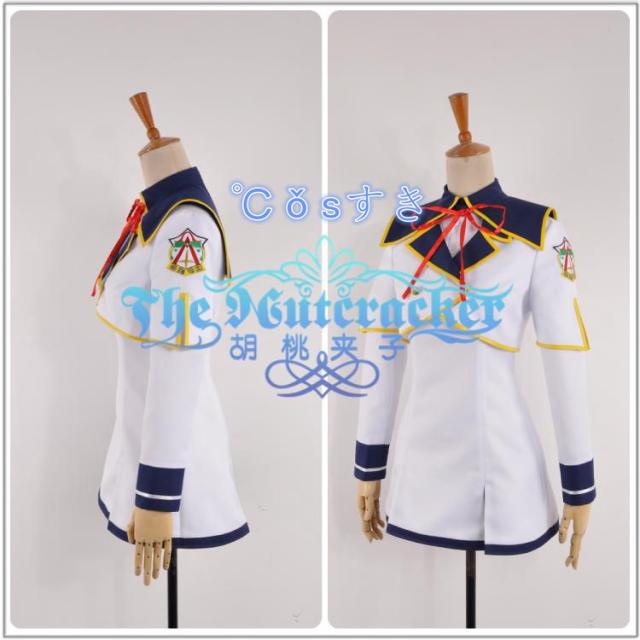 聖剣使いの禁呪詠唱 せいけんつかいのワールドブレイク 嵐城 五月 制服 コスプレ衣装 COS 高品質 新品 コスチューム  cosplay衣装_2
