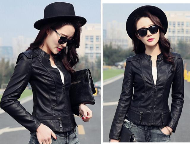 ライダース ジャケット レザージャケット レディース 無地 Puレザアウター ブルゾン ジャンパー ショート スーツ風 Ol通勤の通販はau Wowma ヒナギクファッション