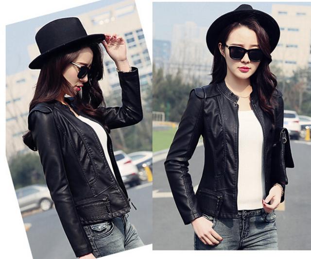 ライダース ジャケット レザージャケット レディース 無地 Puレザアウター ブルゾン ジャンパー ショート スーツ風 Ol通勤の通販はau Wowma ヒナギクファッション