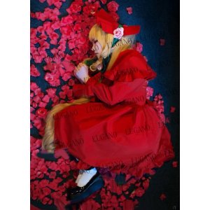 ローゼンメイデン☆Rozen Maiden 真紅 風  衣装+ウイッグ+靴 コスプレ衣装　新品　完全オーダメイドも対応可能_3