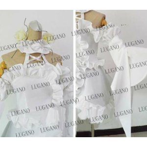 ローゼンメイデン 雪華綺晶(きらきしょう)風  衣装+ウイッグ+靴 コスプレ衣装　新品　完全オーダメイドも対応可能_4