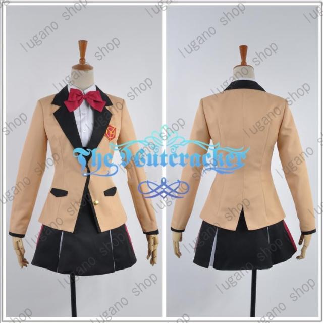 俺、ツインテールになります  神堂 恵理那（しんどう えりな）  風 コスプレ衣装 完全オーダーメイドも対応可能