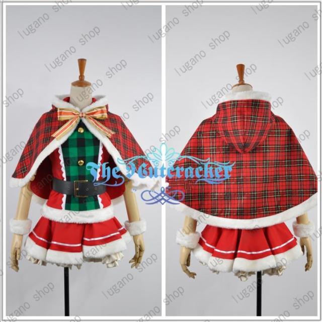 Love Live!（ラブライブ!)　高坂 穂乃果（こうさか ほのか）  クリスマス服  覚醒 風 コスプレ衣装 完全オーダーメイドも対応可能 Love Live!（ラブライブ!) 高坂 穂乃果（こうさか ほのか） クリスマス