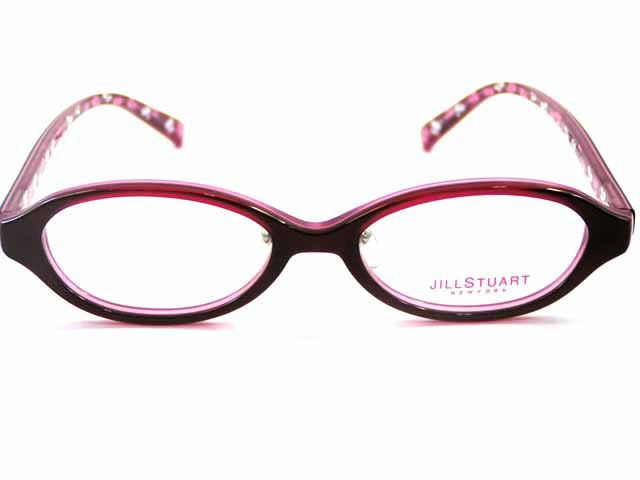 JILL STUART メガネフレーム 04-0030 ワイン クラシック - 財布、帽子