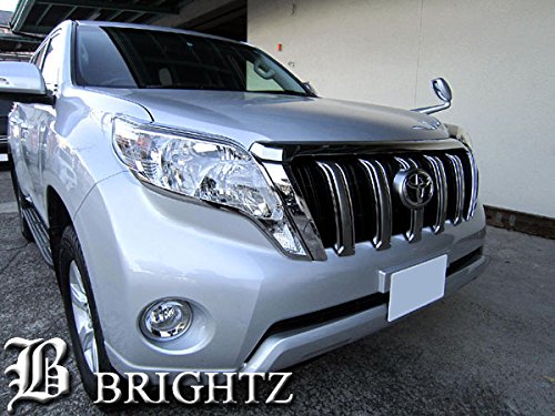 BRIGHTZ プラド 150 151 中期 メッキヘッドライトリング